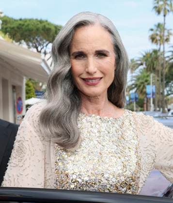 Cannes - Andie MacDowell At The Martinez Andie MacDowell is spotted at Hotel Martinez during 77th Film Festival of Cannes, on May 24, 2024 in Cannes, France. Photo by Marco Piovanotto ABACAPRESS.COM Cannes France  Copyright: xPiovanottoxMarco ABACAx