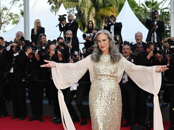 ** Cannes, 77th Cannes Film Festival 2024, Eleventh Evening. Red carpet film The Most Precious of Cargoes 77th Cannes Film Festival 2024, Eleventh Evening. Red carpet film The Most Precious of Cargoes . In the photo: Andie MacDowell Cannes France  Copyright: xIPA ABACAx