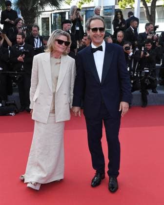77th Cannes Film Festival 2024, Red carpet film The Most Precious of Cargoes Cannes, 77th Cannes Film Festival 2024, Red carpet film The Most Precious of Cargoes In the photo: Dominique Lemonnier, Alexandre Desplat Cannes France  Copyright: xIPA ABACAx