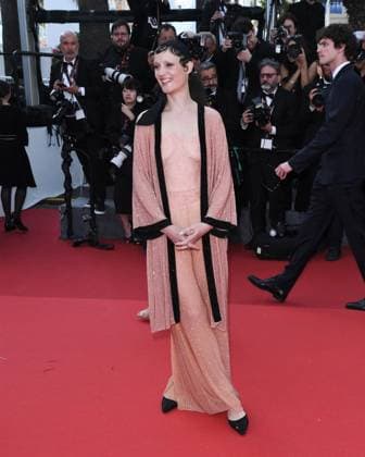 77th Cannes Film Festival 2024, Red carpet film The Most Precious of Cargoes Cannes, 77th Cannes Film Festival 2024, Red carpet film The Most Precious of Cargoes In the photo: Vicky Krieps Cannes France  Copyright: xIPA ABACAx
