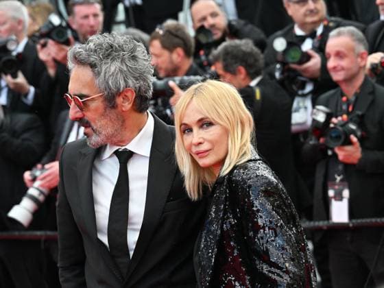 - 77th Cannes Film Festival 2024, Eleventh Evening. Red carpet film The Most Precious of Cargoes. In the photo: FrÃ dÃ ric Chaudiere, Emmanuelle BÃ art Cannes France  Copyright: xIPA ABACAx