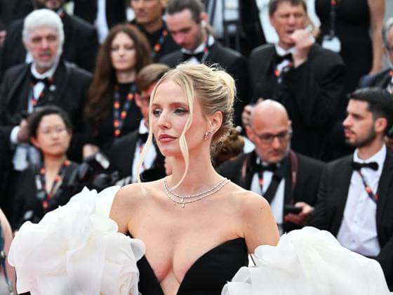 - 77th Cannes Film Festival 2024, Eleventh Evening. Red carpet film The Most Precious of Cargoes . In the photo: Leonie Hanne Cannes France  Copyright: xIPA ABACAx