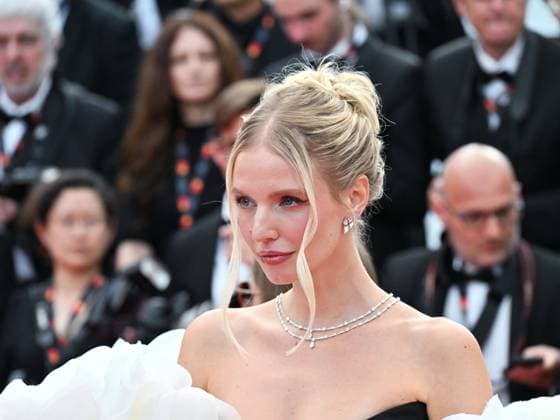 - 77th Cannes Film Festival 2024, Eleventh Evening. Red carpet film The Most Precious of Cargoes . In the photo: Leonie Hanne Cannes France  Copyright: xIPA ABACAx