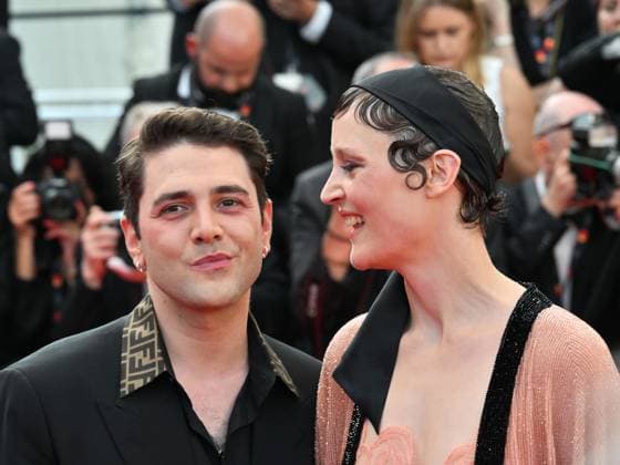 77th Cannes Film Festival 2024, Eleventh Evening. Red carpet film The Most Precious of Cargoes . In the photo: Vicky Krieps and Xavier Dolan  Copyright: xManuelexMangiarottix xipa-agencyx xPoolxPhotoxEventsx03x IPA_Agency_IPA46501918