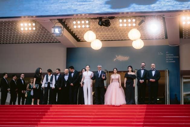 77eme Festival International du Film de Cannes Marches du film The Seed of the Sacred Fig 77eme Festival International du Film de Cannes Montee des marches du film La plus precieuse des marchandises 77th International Cannes Film Festival Red Carpet Mohammad Rasoulof 305499 2024 05 24 Alpes Maritimes Cannes France  Copyright: xTerencexBaelenx STAR_305499_014
