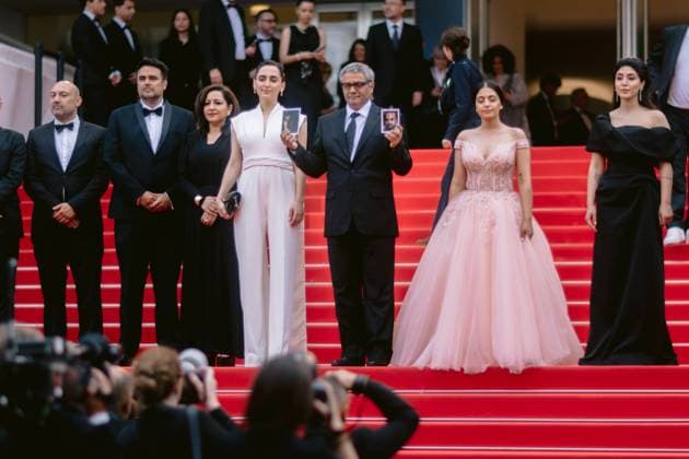 77eme Festival International du Film de Cannes Marches du film The Seed of the Sacred Fig 77eme Festival International du Film de Cannes Montee des marches du film La plus precieuse des marchandises 77th International Cannes Film Festival Red Carpet Mohammad Rasoulof 305499 2024 05 24 Alpes Maritimes Cannes France  Copyright: xTerencexBaelenx STAR_305499_017