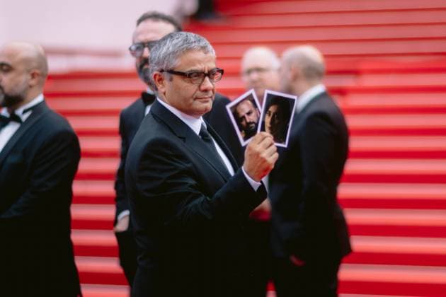 77eme Festival International du Film de Cannes Marches du film The Seed of the Sacred Fig 77eme Festival International du Film de Cannes Montee des marches du film La plus precieuse des marchandises 77th International Cannes Film Festival Red Carpet Mohammad Rasoulof 305499 2024 05 24 Alpes Maritimes Cannes France Rasoulof, Mohammad  Copyright: xTerencexBaelenx STAR_305499_018