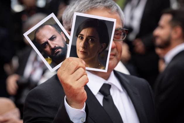Cannes - The Most Precious of Cargoes Red Carpet Mohammad Rasoulof attends the The Seed Of The Sacred Fig Red Carpet at the 77th annual Cannes Film Festival at Palais des Festivals on May 24, 2024 in Cannes, France. Photo by ShootPix ABACAPRESS.COM Cannes France  Copyright: xShootPix ABACAx