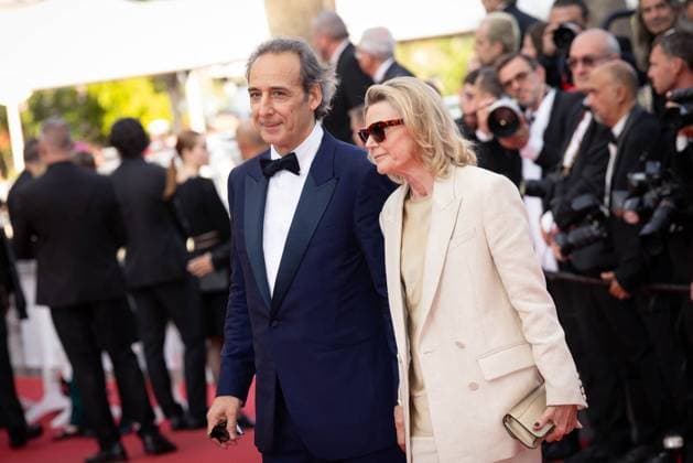 Cannes - The Most Precious of Cargoes Red Carpet Alexandre Desplat and Dominique Lemonnier attend the La Plus Precieuse Des Marchandises (The Most Precious Of Cargoes) Red Carpet at the 77th annual Cannes Film Festival at Palais des Festivals on May 24, 2024 in Cannes, France Photo by ShootPix ABACAPRESS.COM Cannes France  Copyright: xShootPix ABACAx