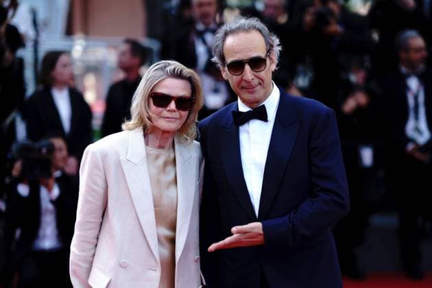 Cannes, France 24th May, 2024 Dominique Lemonnier and Alexandre Desplat attends La Plus PrÃ cieuse des Marchandise The Most Precious of Cargoes Screening red carpet at the 77th annual Cannes Film Festival at Palais des Festivals on May 24, 2024 in Cannes, France CINEMA 77eme Festival de Cannes Red Carpet du film La Plus PrÃ cieuse des Marchandise The Most Precious of Cargoes 24 05 2024 NorbertScanella Panoramic 