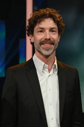 Cinematographer Nicolai Mehring, winner of Best Camera Documentary Screen for his camera work in Erfundene Wahrheit - Die Relotius Affäre at the 34 German Camera Award ceremony