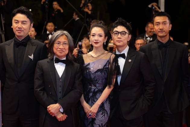 B MontÃ e des marches of the movie Â She?s got no name Â during the 77th Cannes International Film Festival Lei Jiayin, Peter Chan Ho sun, Zhang Ziyi, Da Peng, Wang Chuan Jun MontÃ e des marches of the movie Â She?s got no name Â during the 77th Cannes International Film Festival, au Palais des Festivals Ã Cannes On may 24th 2024 Olivier Borde Bestimage Red carpet of the movie Â She?s got no name Â during the 77th Cannes International Film Festival at the Palais des Festivals in Cannes, France On may 24th 2024 Cannes France  Copyright: xOLIVIERxBORDEx xBESTIMAGExOLIVIERxBORDEx xBESTIMAGEx