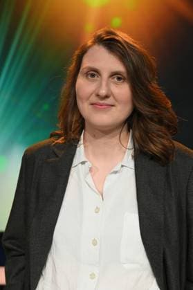 Editor Yana Höhnerbach, winner of Best Editing Documentary Screen for Three Women - A War at the 34 German Camera Award ceremony