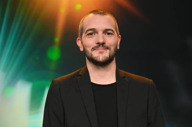 Editor Philipp Straetker, winner of the Young Talent Award for editing the series pilot Gastrogötter at the 34 German Camera Award ceremony