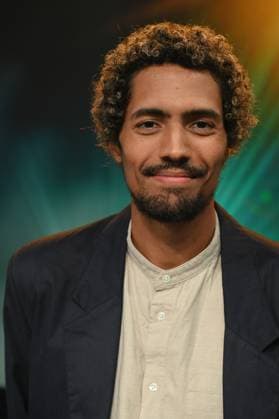 Cinematographer Noah Böhm, winner of Best Cinematography Short Film, receives the award for his camera work in Berthold Wahjudis short film Sensibelchen at the 34 German Cinematography Award ceremony