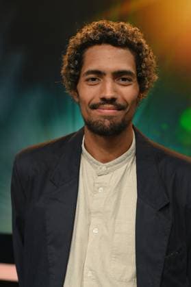 Cinematographer Noah Böhm, winner of Best Cinematography Short Film, receives the award for his camera work in Berthold Wahjudis short film Sensibelchen at the 34 German Cinematography Award ceremony