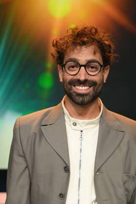 Cinematographer Christopher Aoun, winner of Best Cinematography Fiction Screen for the film series ZEIT Verbrechen - Deine Brüder at the 34 German Cinematography Award ceremony
