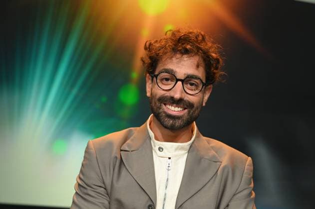 Cinematographer Christopher Aoun, winner of Best Cinematography Fiction Screen for the film series ZEIT Verbrechen - Deine Brüder at the 34 German Cinematography Award ceremony
