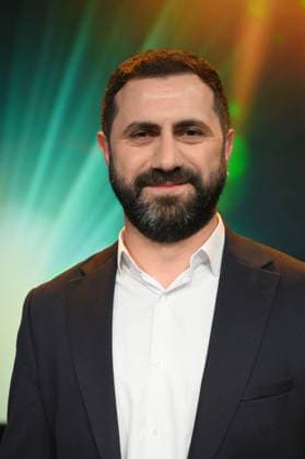 Cinematographer Daniel Guliyev, winner for the image design in Orkhan Aghazadehs documentary The Return of the Projectionist at the 34 German Cinematography Award ceremony