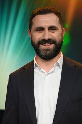 Cinematographer Daniel Guliyev, winner for the image design in Orkhan Aghazadehs documentary The Return of the Projectionist at the 34 German Cinematography Award ceremony