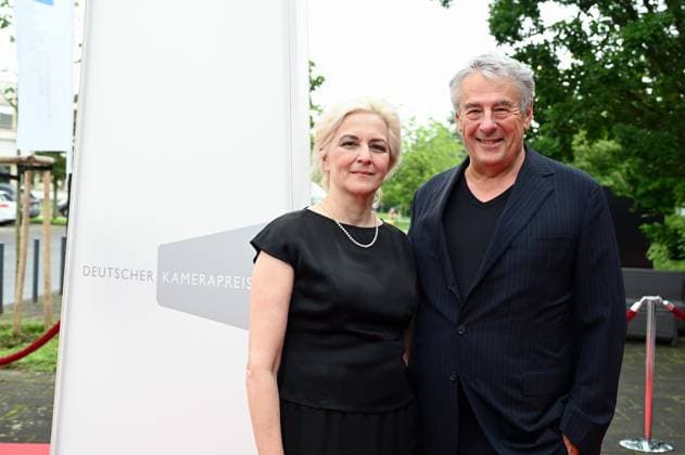 Director Markus Imboden and actress Martina Gedeck attend the award ceremony 34 German Camera Award