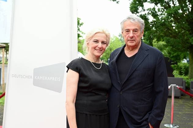 Director Markus Imboden and actress Martina Gedeck attend the award ceremony 34 German Camera Award