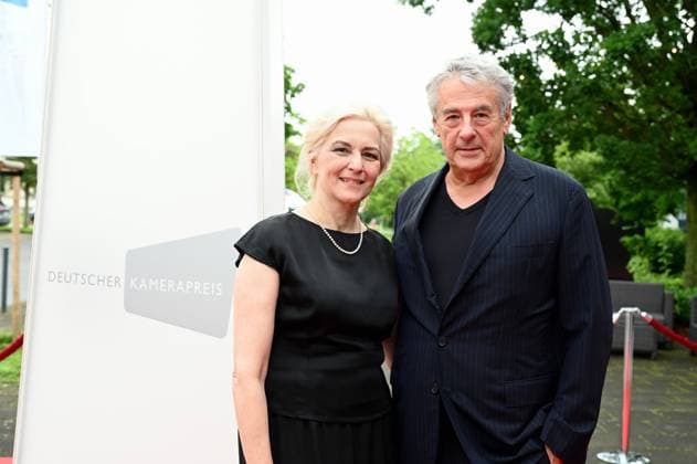 Director Markus Imboden and actress Martina Gedeck attend the award ceremony 34 German Camera Award