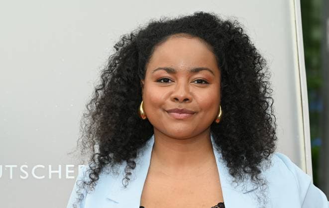 Actress Catherine Chikosi comes to the award ceremony 34 German Camera Award