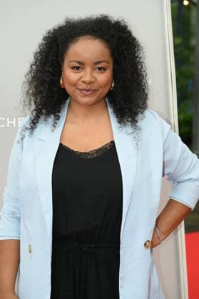 Actress Catherine Chikosi comes to the award ceremony 34 German Camera Award