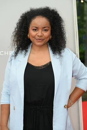 Actress Catherine Chikosi comes to the award ceremony 34 German Camera Award