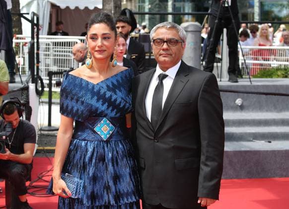 77eme Festival International du Film de Cannes Marches du film The Seed of the Sacred Fig 77th Cannes Film Festival Red carpet of the film The seed of the sacred fig Golshifteh Farahani and Mohammad Rasoulof 305499 2024 05 24 Cannes France  Copyright: xIsabellexVautierx xStarfacex STAR_305499_032