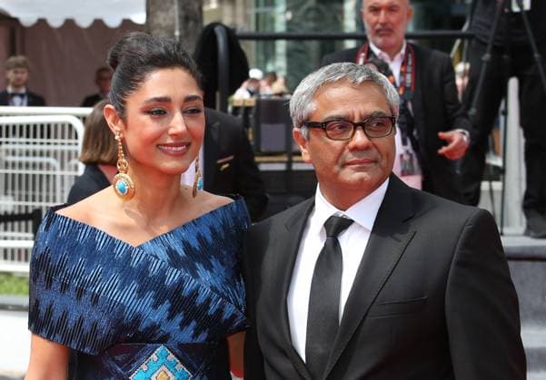 77eme Festival International du Film de Cannes Marches du film The Seed of the Sacred Fig 77th Cannes Film Festival Red carpet of the film The seed of the sacred fig Golshifteh Farahani and Mohammad Rasoulof 305499 2024 05 24 Cannes France  Copyright: xIsabellexVautierx xStarfacex STAR_305499_034
