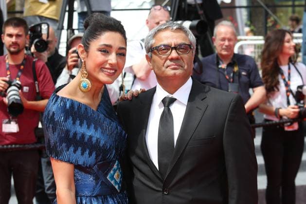 77eme Festival International du Film de Cannes Marches du film The Seed of the Sacred Fig 77th Cannes Film Festival Red carpet of the film The seed of the sacred fig Golshifteh Farahani and Mohammad Rasoulof 305499 2024 05 24 Cannes France  Copyright: xIsabellexVautierx xStarfacex STAR_305499_036