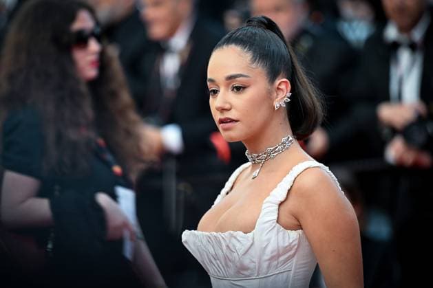 77eme Festival International du Film de Cannes Montee des marches du film La plus precieuse des marchandises Festival de Cannes 2024 77e Ã dition montee La plus precieuse des marchandises LÃ na Mahfouf 305502 2024 05 24  Copyright: xLionelxGuericolas MPPx STAR_305502_001