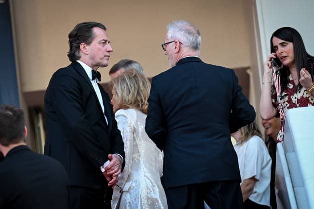 77eme Festival International du Film de Cannes Montee des marches du film La plus precieuse des marchandises Festival de Cannes 2024 77e Ã dition montee La plus precieuse des marchandises Dominique Boutonnat, Thierry Fremaux 305502 2024 05 24  Copyright: xLionelxGuericolas MPPx STAR_305502_007
