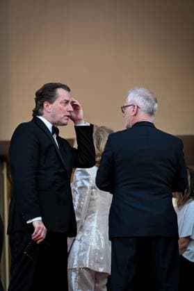 77eme Festival International du Film de Cannes Montee des marches du film La plus precieuse des marchandises Festival de Cannes 2024 77e Ã dition montee La plus precieuse des marchandises Dominique Boutonnat, Thierry Fremaux 305502 2024 05 24  Copyright: xLionelxGuericolas MPPx STAR_305502_009