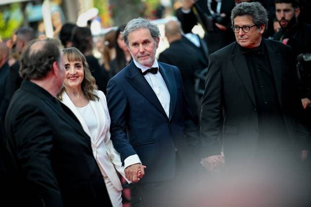 77eme Festival International du Film de Cannes Montee des marches du film La plus precieuse des marchandises Festival de Cannes 2024 77e Ã dition montee La plus precieuse des marchandises Gregory Gadebois, Dominique Blanc , Serge Hazavanicius 305502 2024 05 24  Copyright: xLionelxGuericolas MPPx STAR_305502_012