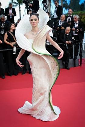 77eme Festival International du Film de Cannes Montee des marches du film La plus precieuse des marchandises Festival de Cannes 2024 77e Ã dition montee La plus precieuse des marchandises Coco Rocha 305502 2024 05 24  Copyright: xLionelxGuericolas MPPx STAR_305502_029