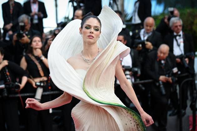 77eme Festival International du Film de Cannes Montee des marches du film La plus precieuse des marchandises Festival de Cannes 2024 77e Ã dition montee La plus precieuse des marchandises Coco Rocha 305502 2024 05 24  Copyright: xLionelxGuericolas MPPx STAR_305502_031
