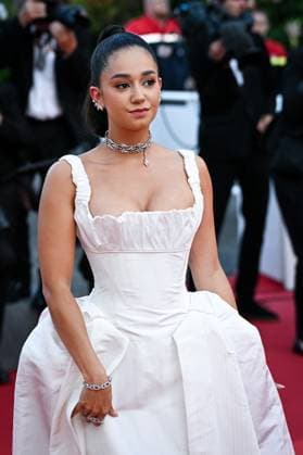 77eme Festival International du Film de Cannes Montee des marches du film La plus precieuse des marchandises Festival de Cannes 2024 77e Ã dition montee La plus precieuse des marchandises LÃ na Mahfouf 305502 2024 05 24  Copyright: xLionelxGuericolas MPPx STAR_305502_047