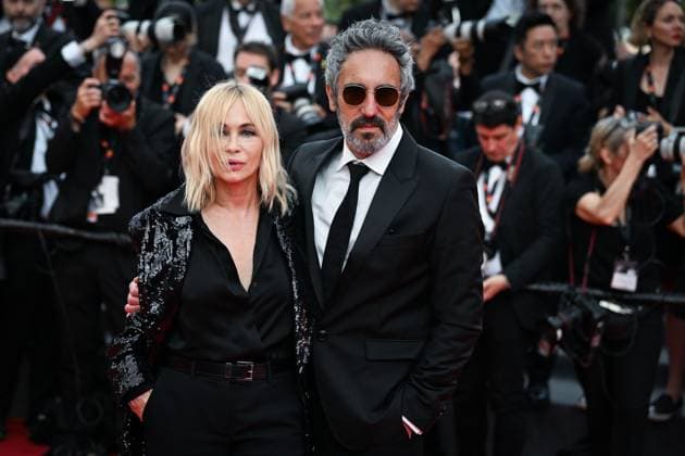 77eme Festival International du Film de Cannes Montee des marches du film La plus precieuse des marchandises Festival de Cannes 2024 77e Ã dition montee La plus precieuse des marchandises Emmanuelle Beart 305502 2024 05 24  Copyright: xLionelxGuericolas MPPx STAR_305502_094