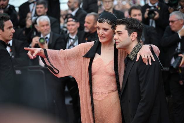 77eme Festival International du Film de Cannes Montee des marches du film La plus precieuse des marchandises Festival de Cannes 2024 77e Ã dition montee La plus precieuse des marchandises Vicky Krieps, Xavier Dolan 305502 2024 05 24  Copyright: xLionelxGuericolas MPPx STAR_305502_126