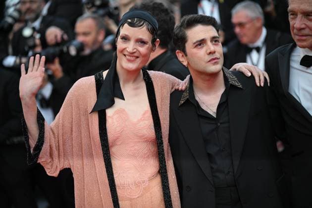 77eme Festival International du Film de Cannes Montee des marches du film La plus precieuse des marchandises Festival de Cannes 2024 77e Ã dition montee La plus precieuse des marchandises Vicky Krieps, Xavier Dolan 305502 2024 05 24  Copyright: xLionelxGuericolas MPPx STAR_305502_128