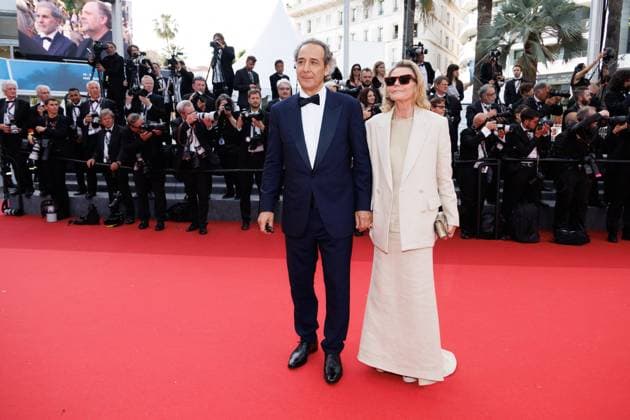 M MontÃ e des marches of the movie Â The most precious of cargoes Â during the 77th Cannes International Film Festival Alexandre Desplat and his wife Dominique Lemonnier MontÃ e des marches of the movie Â The most precious of cargoes Â during the 77th Cannes International Film Festival, au Palais des Festivals Ã Cannes On may 24th 2024 Jacovides Moreau Bestimage Red carpet of the movie Â The most precious of cargoes Â during the 77th Cannes International Film Festival at the Palais des Festivals in Cannes, France On may 24th 2024 Cannes France  Copyright: xJACOVIDES-MOREAUx xBESTIMAGExJACOVIDES-MOREAUx xBESTIMAGEx