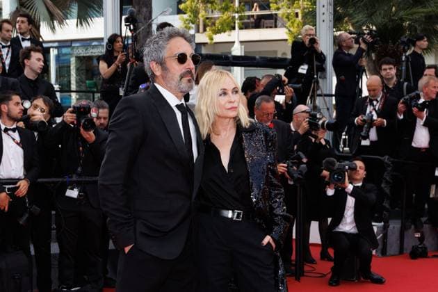 M MontÃ e des marches du film Â La plus prÃ cieuse des marchandises Â lors du 77eme Festival International du Film de Cannes FrÃ dÃ ric Chaudier et sa femme Emmanuelle BÃ art MontÃ e des marches du film Â La plus prÃ cieuse des marchandises Â lors du 77eme Festival International du Film de Cannes, au Palais des Festivals Ã Cannes On may 24th 2024 Jacovides Moreau Bestimage Red carpet of the movie Â The most precious of cargoes Â during the 77th Cannes International Film Festival at the Palais des Festivals in Cannes, France On may 24th 2024 Cannes France  Copyright: xJACOVIDES-MOREAUx xBESTIMAGExJACOVIDES-MOREAUx xBESTIMAGEx