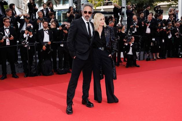 M MontÃ e des marches du film Â La plus prÃ cieuse des marchandises Â lors du 77eme Festival International du Film de Cannes FrÃ dÃ ric Chaudier et sa femme Emmanuelle BÃ art MontÃ e des marches du film Â La plus prÃ cieuse des marchandises Â lors du 77eme Festival International du Film de Cannes, au Palais des Festivals Ã Cannes On may 24th 2024 Jacovides Moreau Bestimage Red carpet of the movie Â The most precious of cargoes Â during the 77th Cannes International Film Festival at the Palais des Festivals in Cannes, France On may 24th 2024 Cannes France  Copyright: xJACOVIDES-MOREAUx xBESTIMAGExJACOVIDES-MOREAUx xBESTIMAGEx
