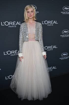 Cannes 2024 L Oreal Party Elle Fanning at the Light on Women?s Worth Award, held during the Diner du CinÃ ma de Demain by L Oreal during the 77th Cannes Film Festival in Cannes, France on May 24, 2024. Photo by Julien Reynaud APS-Medias ABACAPRESS.COM Cannes France  Copyright: xReynaudxJulien APS-Medias ABACAx