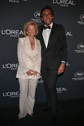 Cannes 2024 L Oreal Party Iris Knobloch, Francois Breavoine at the Light on Women?s Worth Award, held during the Diner du CinÃ ma de Demain by L Oreal during the 77th Cannes Film Festival in Cannes, France on May 24, 2024. Photo by Julien Reynaud APS-Medias ABACAPRESS.COM Cannes France  Copyright: xReynaudxJulien APS-Medias ABACAx
