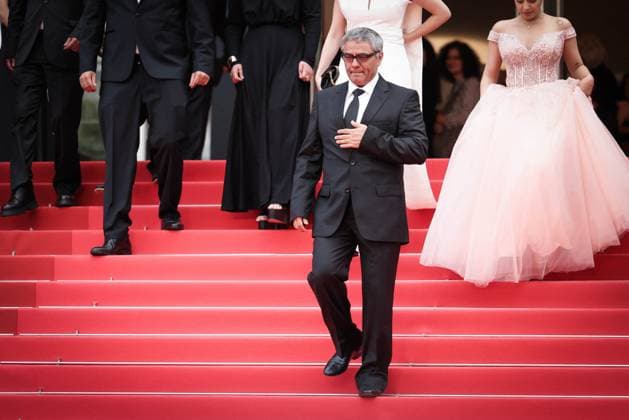 Cannes The Seed Of The Sacred Fig Exit Screening DB Mohammad Rasoulof departs the The Seed Of The Sacred Fig Red Carpet at the 77th annual Cannes Film Festival at Palais des Festivals on May 24, 2024 in Cannes, France. Photo by David Boyer ABACAPRESS.COM Cannes France  Copyright: xBoyerxDavid ABACAx