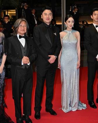 Cannes, 77th Cannes Film Festival 2024, red carpet film She s Got No Name In the photo: Lei Jiayin, Yang Mi  Copyright: xManuelexMangiarottix xipa-agencyx xPoolxPhotoxEventsx03x IPA_Agency_IPA46503264